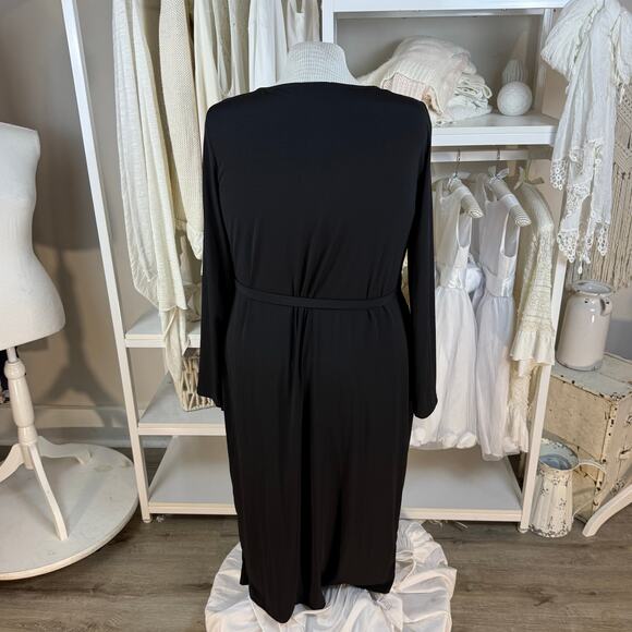 Women's Plus sz. 2X wrap dress with cleavage cut out, sexy, cocktail #4313 - Picture 4 of 6